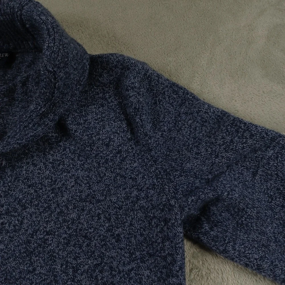J Crew Sweater Mens Medium Blue Pullover Cotton Long‎ Sleeve Preppy Knit